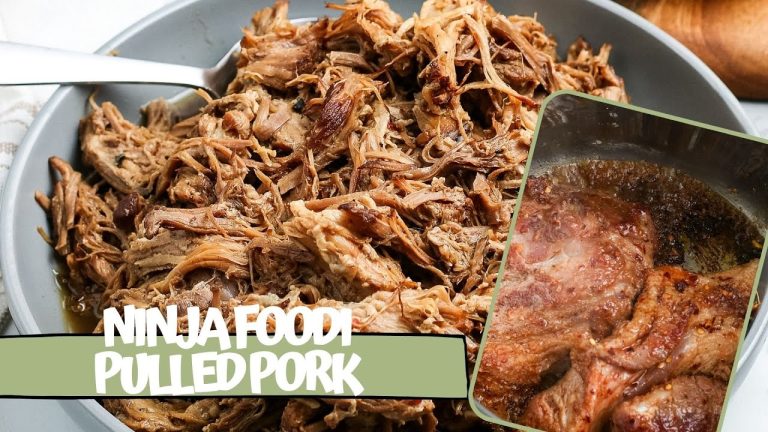 The BEST Ninja Foodi Pulled Pork (Gluten-Free)