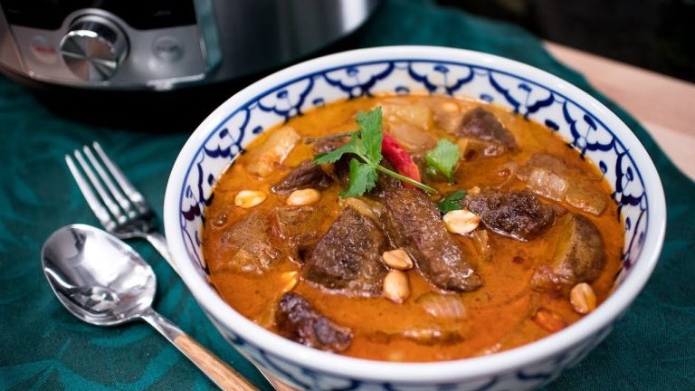Instant Pot Massaman Beef Curry – Thai Pressure Cooker Recipe
