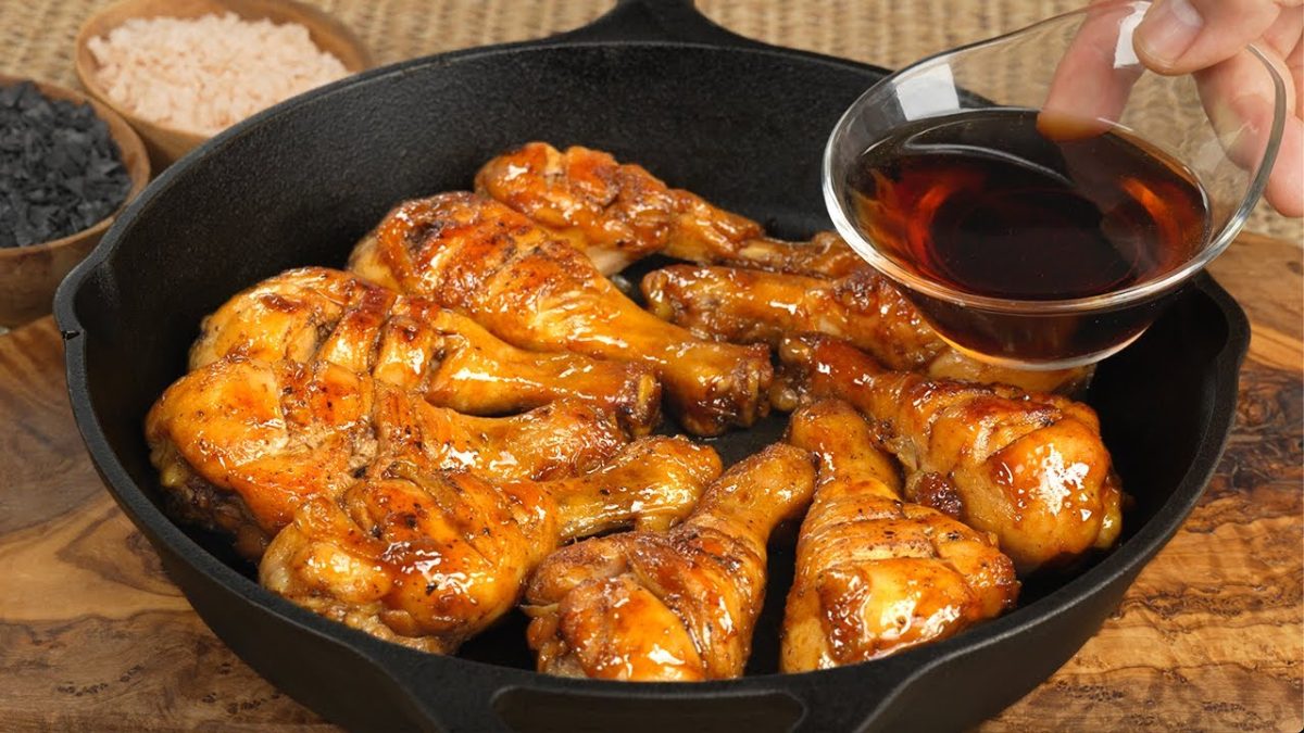 Bestes Hähnchenkeulen-Rezept!!! Habe diesen Trick in einem Restaurant gelernt!