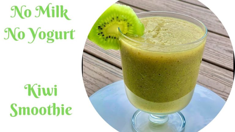 kiwi smoothie recipe for weight loss || VEGAN || Kiwi Smoothie No MILK || No YOGURT