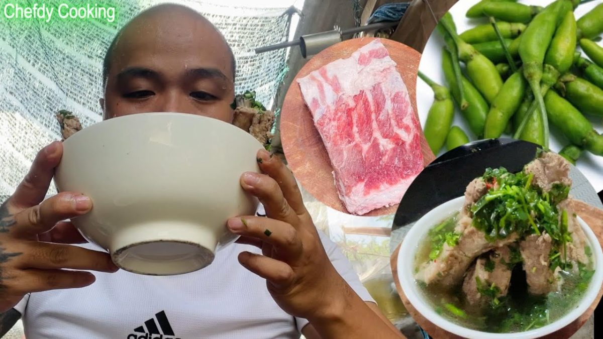 Spicy Pork Rib Recipe | Thailand Street Food At Home | Cook and Eat Delicious With Bald Chef