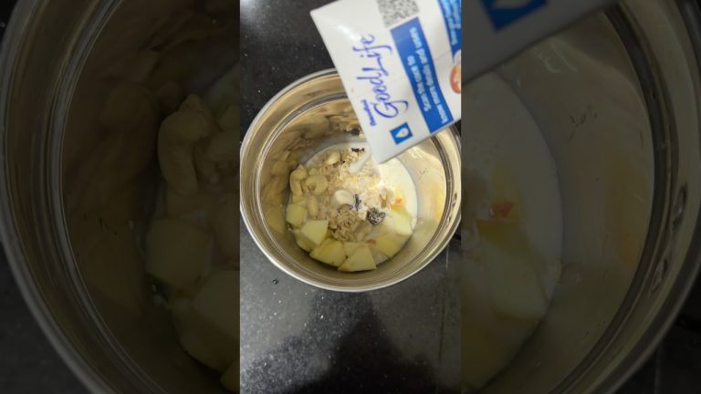 Apple oats smoothie for weight loss #shorts #smoothie #weight loss ght