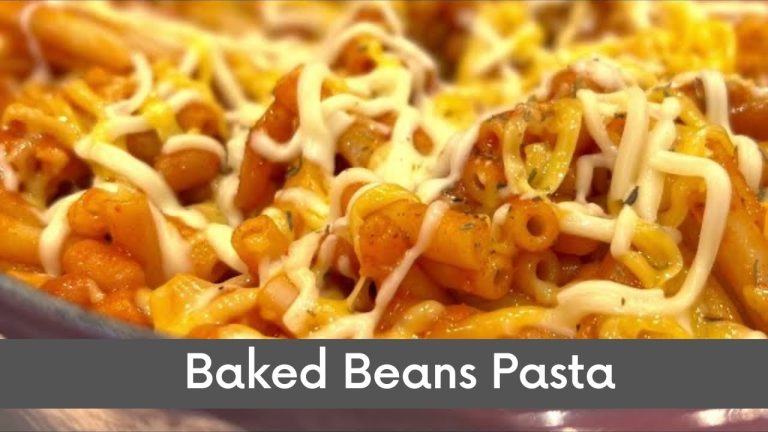 Baked Beans Pasta | #bakedbeans #pasta #perimaskitchen