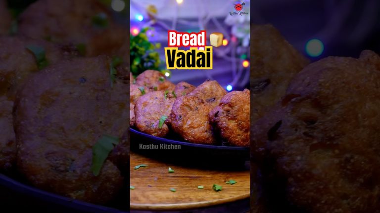 🌀 Bread vachu atagasamana recipe 😱| Bread vadai recipe @kasthukitchen2001 #shorts #tamilfood
