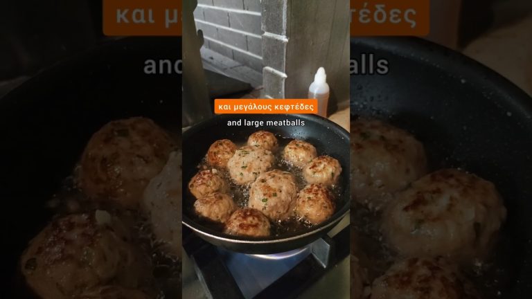 Κεφτέδες με χοιρινό κιμά #bbq #grill #pork #meatballs #easyrecipe #howto #grilling #frying #tasty