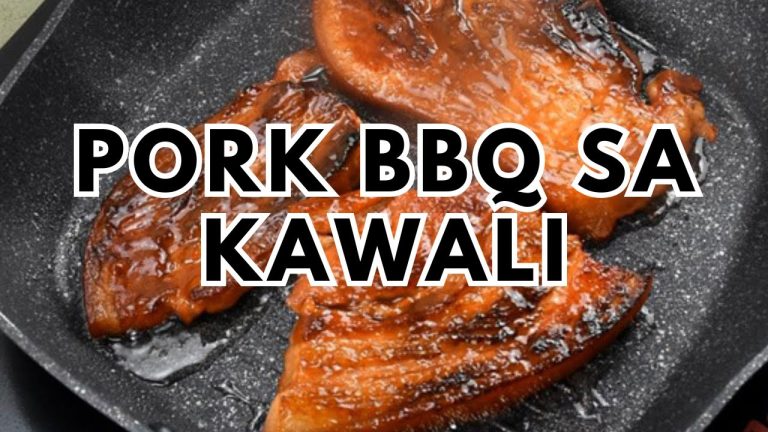 Pork BBQ sa Kawali