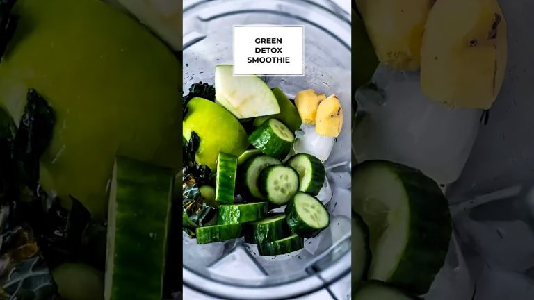 Green Smoothie Recipes: Best Green Detox Smoothie Recipe For Weight Loss#short