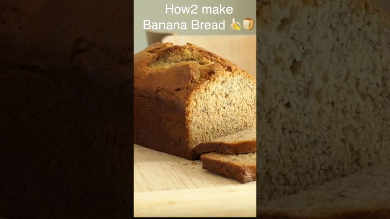 How to make banana bread #shorts