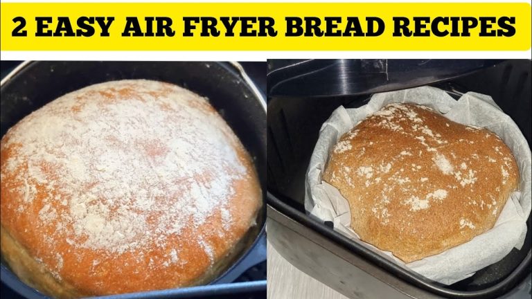 2 Quick and Easy  Air fryer Bread Recipes to make at Home. Best for Both Small & Big Air fryer Sizes