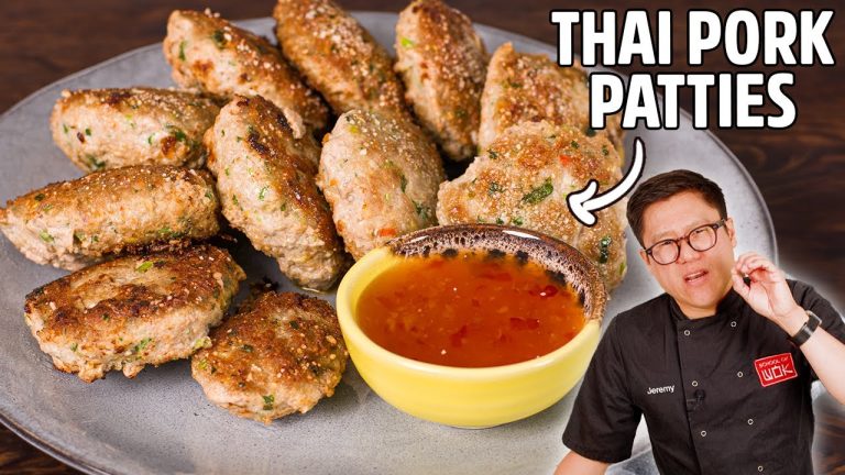 Delicious & Simple Thai Style Pork Patties!