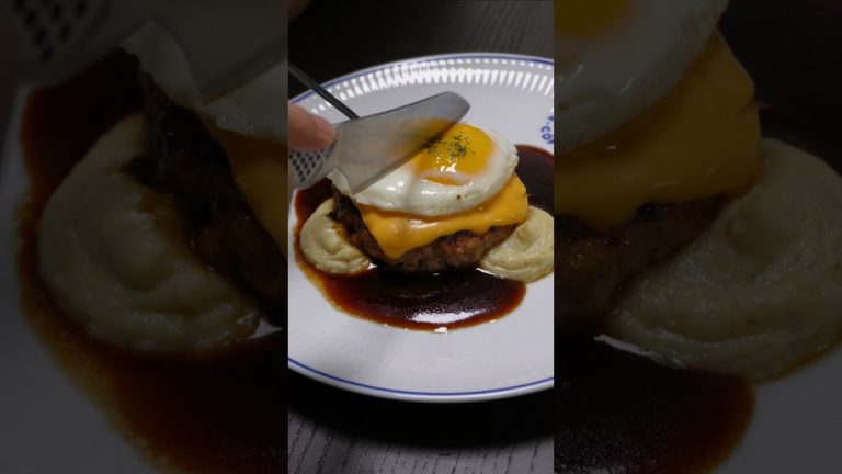 Easy Japanese Hamburger Steak  Recipe Juciy Salisbury Steak and Savory Sauce