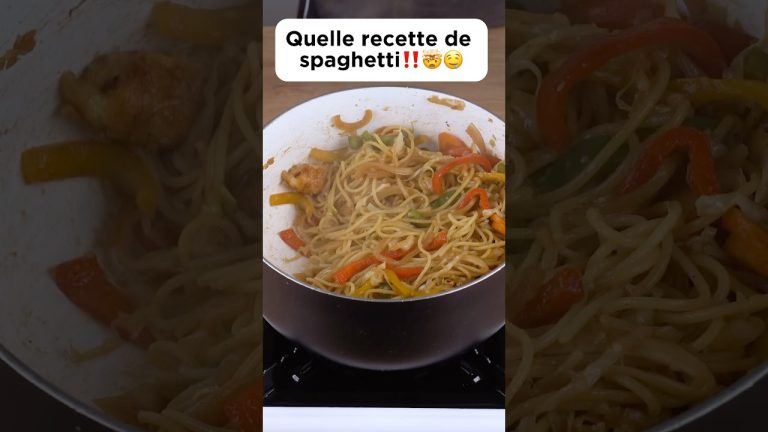 Quelle recette de spaghetti ‼️🤯🤤 #cooking #recette #delicious #spaghetti #découverte #pourtoi #fyp