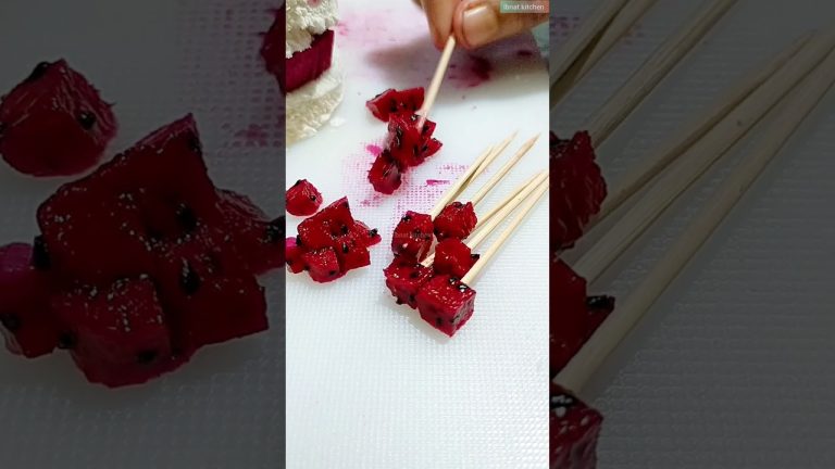 Bread and dragon fruit recipe 🍞😋 #bread #dragon #shorts