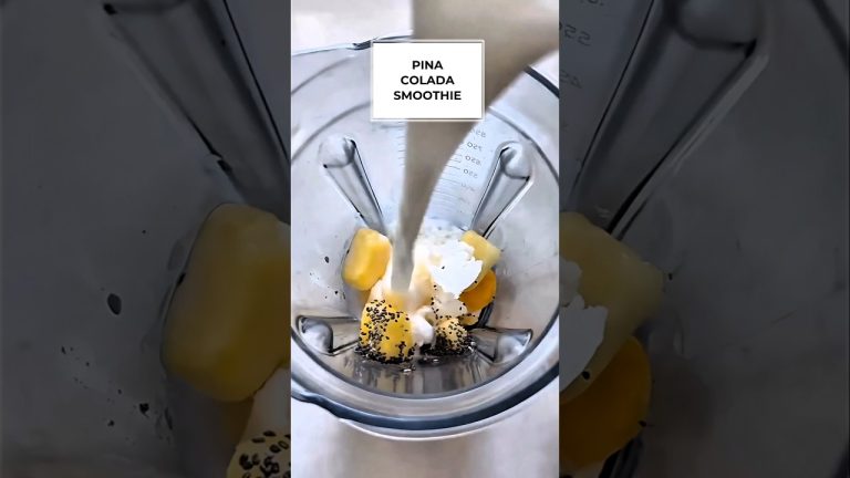Pina Colada Smoothie #shorts