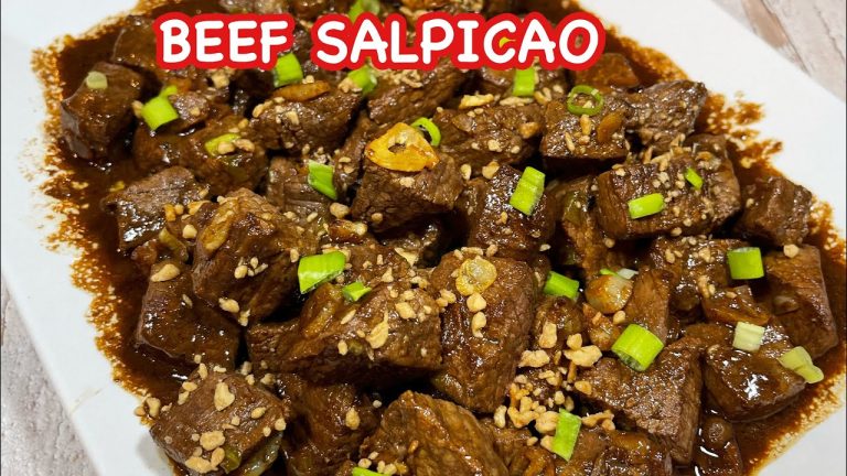 BEEF SALPICAO | GARLIC BUTTER STEAK BITES | PINOY SIMPLE COOKING