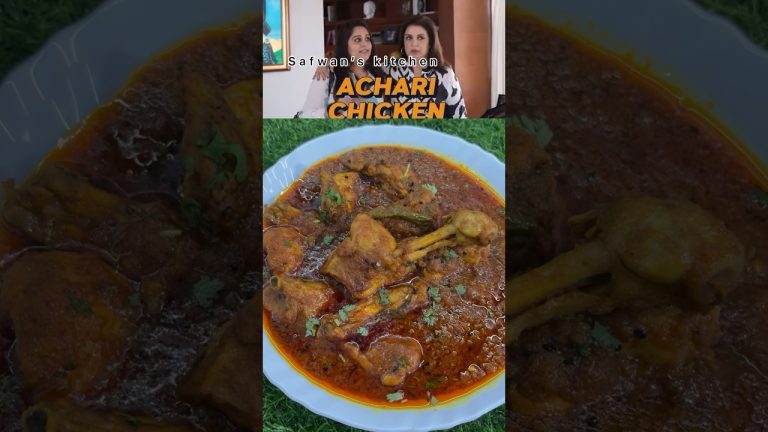 Farah Khan’s & Depika Kakkar’s Special Achari Chicken Recipe | #farahkhan #dipikakiduniya #shorts