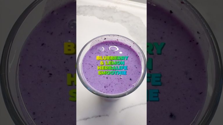 Boost Your Energy with THIS Blueberry Lemon Herbalife Smoothie