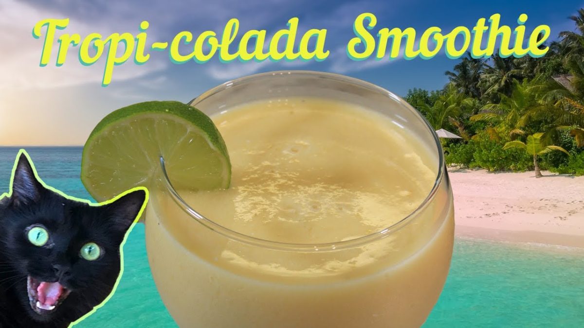 Tropi-Colada! A Simple Smoothie – No Ice, No Yoghurt! #Shorts