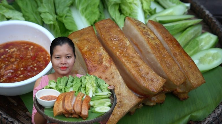 Cooking deep fry pork belly recipe-Davann cooking