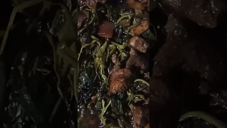 PORK ADOBO WITH KANGKONG “YOU WILL LOVE IT” ❤️#cooking #food