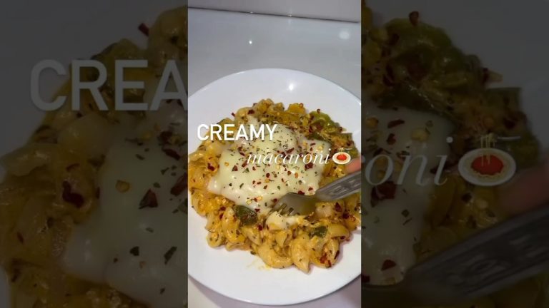 TASTY Creamy Pasta Recipe🤤#pastalover #pastarecipe #viral #shortsfeed