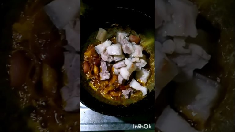 Pork Curry | pork recipe | pig cooking | desi pork curry cooking #shorts #porkrecipe #cooking