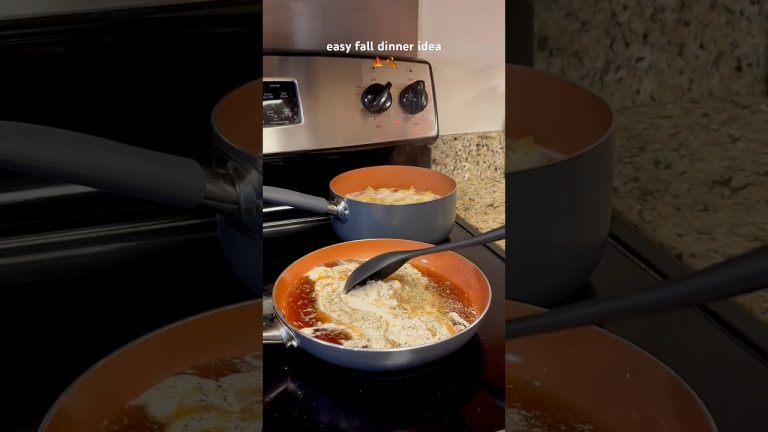 EASY FALL DINNER IDEA 🍁🍂 #food #recipe #cooking #dinner #dinnerrecipe #dinnerideas