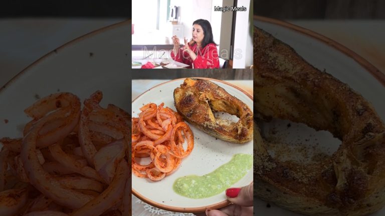 Farah Khan's Easiest Fried Fish Recipe –  Bas 2 Ingredients #shorts #viral #friedfish #farahkhan