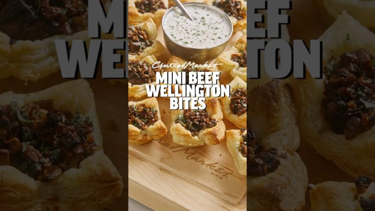 Mini Beef Wellington Bites | Recipes | Central Market