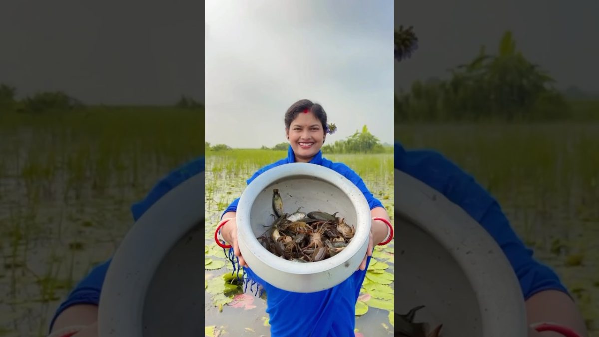 Crab🦀 with Fish curry Recipe #youtubeshorts #shorts #cooking
