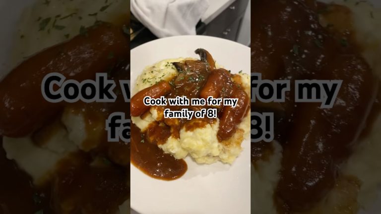 Dinner for my family of 8! #youtubeshorts #foodvlog #dinner