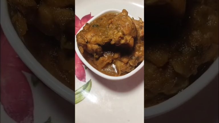 Yummy chicken curry recipe