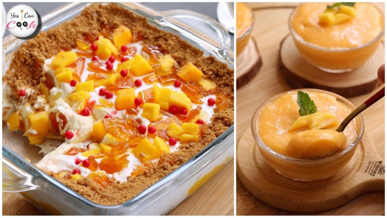 2 MANGO DESSERT RECIPES by (YES I CAN COOK)