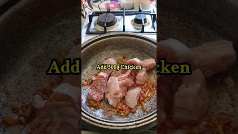 TASTIEST CHICKEN CURRY RECIPE | HOW TO COOK CHICKEN CURRY #shorts