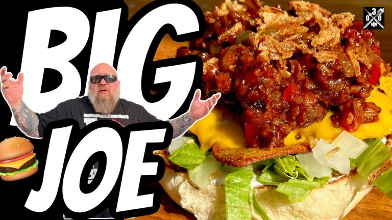 BIG Sloppy Joe BBQ Burger – 030 BBQ