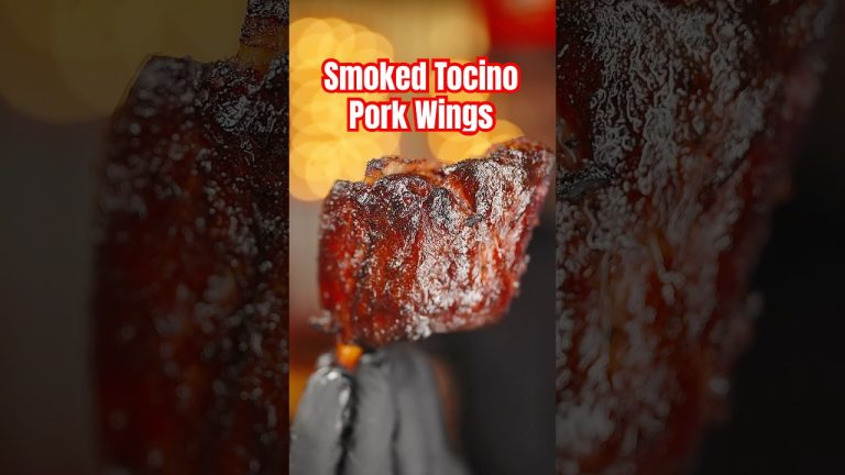 Smoked Tocino Pork Wings 🐖🪽 #porkwings #pigwings #tocino #porktocino #filipinofood #tftibbq #bbq