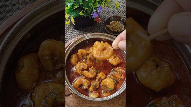 Prawns masala curry| Quick seafood recipe| #easyrecipe #prawns #prawnrecipe #2024 #shortsyoutube