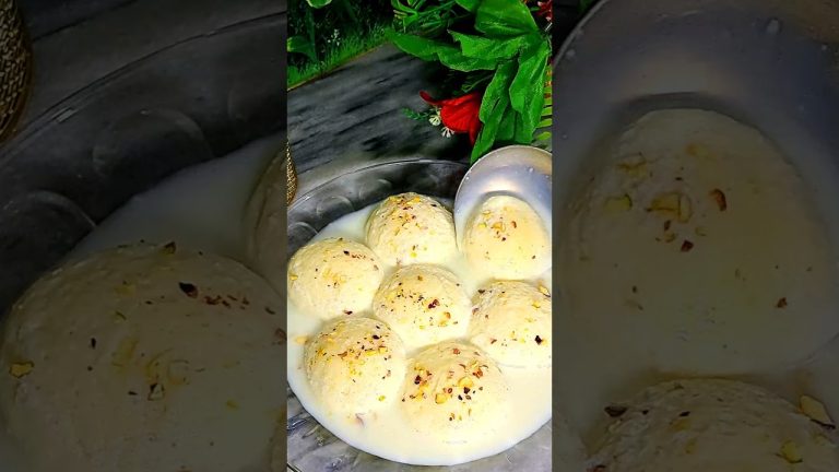 Milk Powder Ras Malai Recipe #shorts #youtubeshorts #recipe #rasmalai #dessert #sweet #cooking #food