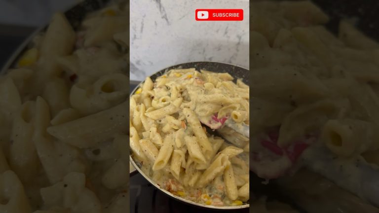 White Sause Pasta🤤#Food#youtubeshorts#shorts#trending