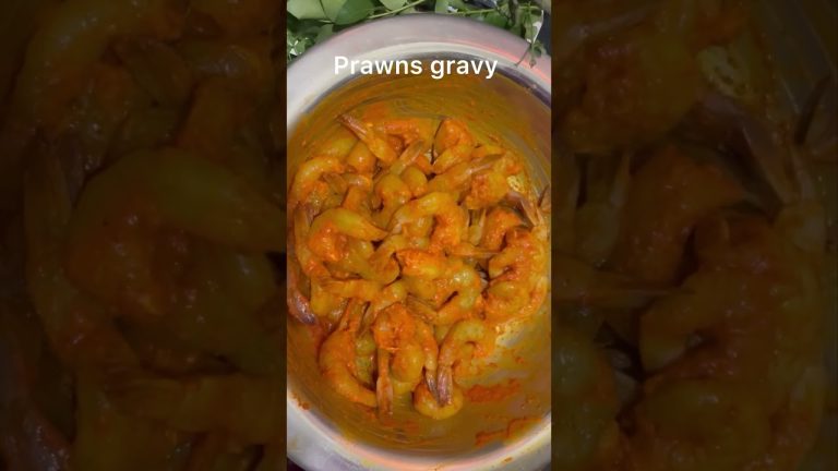 Prawns 🍤 gravy #Healthy food # subscribe & share ￼