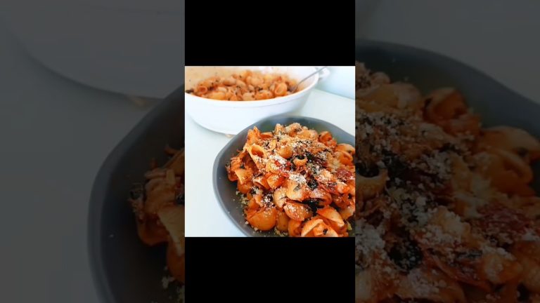 Quick pasta 🍝 #shorts #shortsvideo #recipe