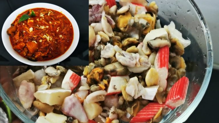 മത്സ്യപ്രിയ൪ക്കായിതാ ഒരു കൊതിപ്പിക്കും കടൽകൂട്ട്/Seafood mix/mixed seafood masala/kadalkoottu/seamix