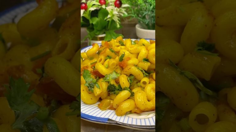 Red Sauce Pasta 😋 #asmr #asmrsounds #pasta #asmrsounds #nirmlanehrarecipes