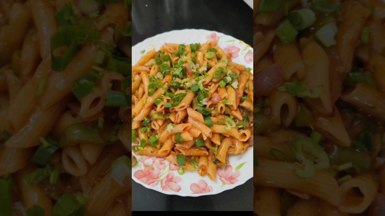 Pasta red sauce recipe #youtubeshorts #viralvideo  #shorts