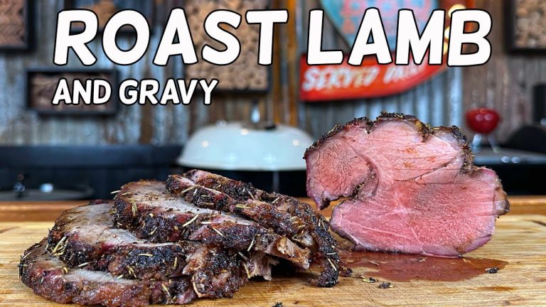 Boneless Leg of Lamb by Schueys BBQ