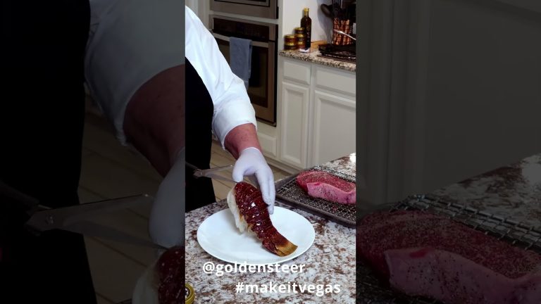 Surf and Turf  @goldensteer #makeitvegas #sousvidesteak #cooking