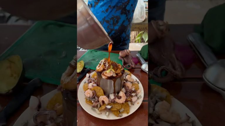 Tosti torre de mariscos
