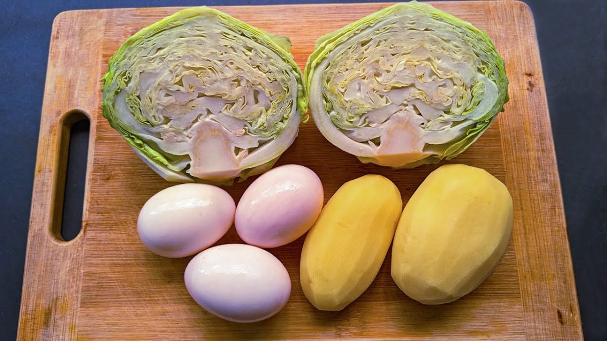 Cabbage with Eggs Tastier than Meat❗ Simple Healthy Breakfast ideas. Cheap & Tasty recipe.