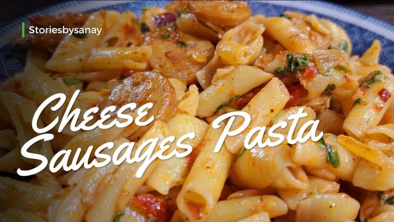 Cheese Sausage Pasta Recipe | Perfect Comfort Food! #food #foodie