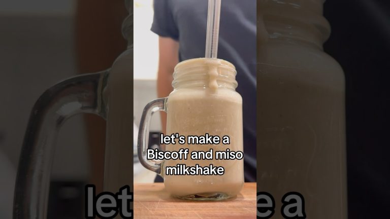Biscoff and miso MILKSHAKE!? It works!